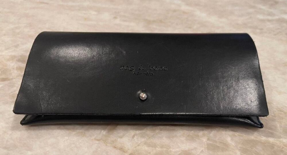 RAG & BONE black New York Sunglasses or eyeglass caseCase